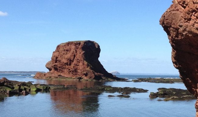rock formation, dunbar
