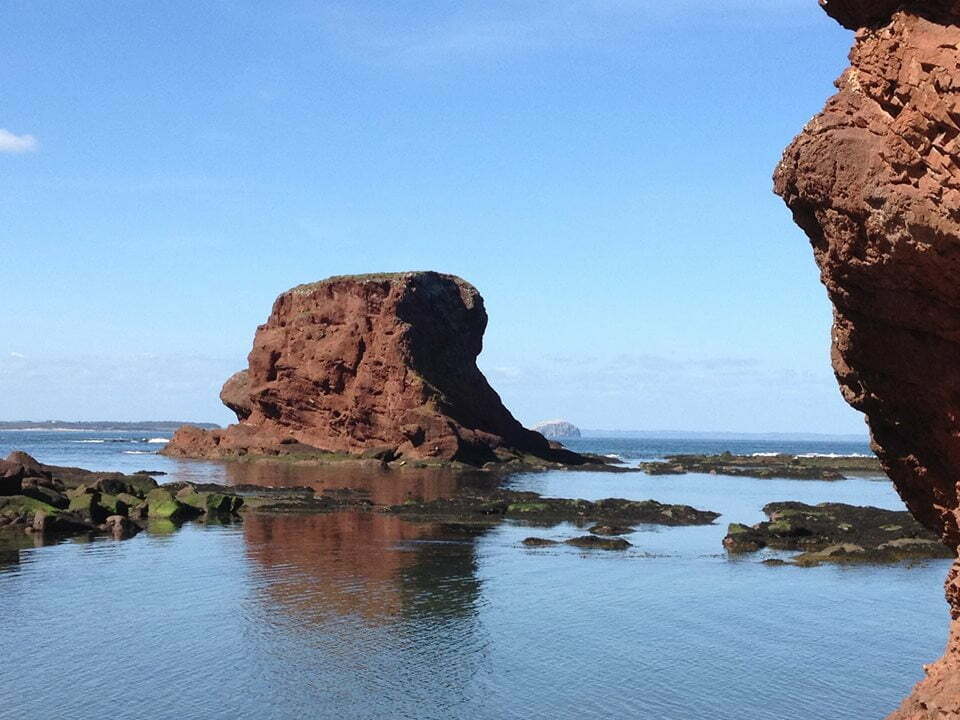 rock formation, dunbar