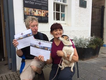 Symington the Dog completes John Muir Way