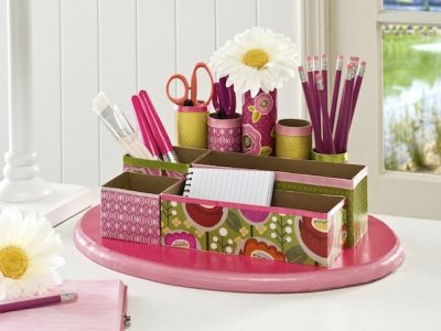 recycled desk tidy