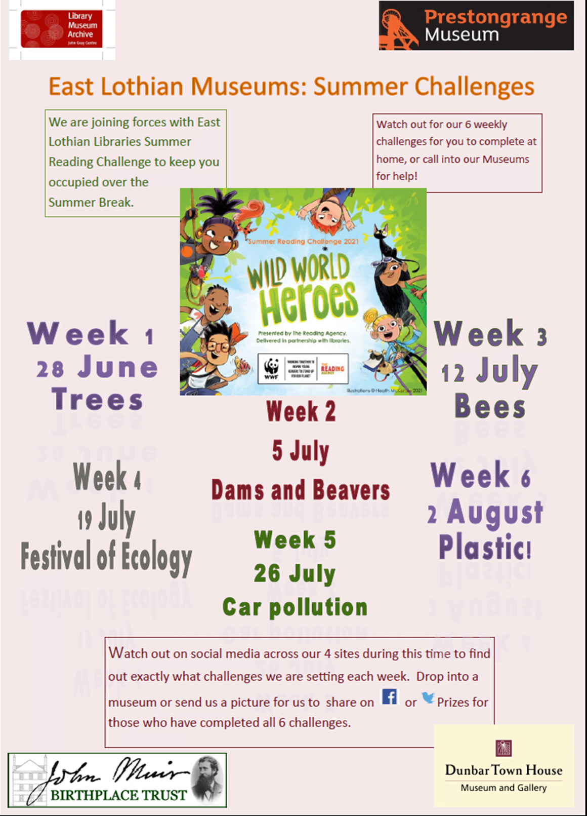 Summer Reading Challenge leaflet