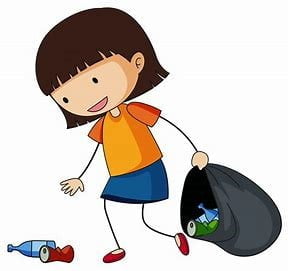 litter pick clipart